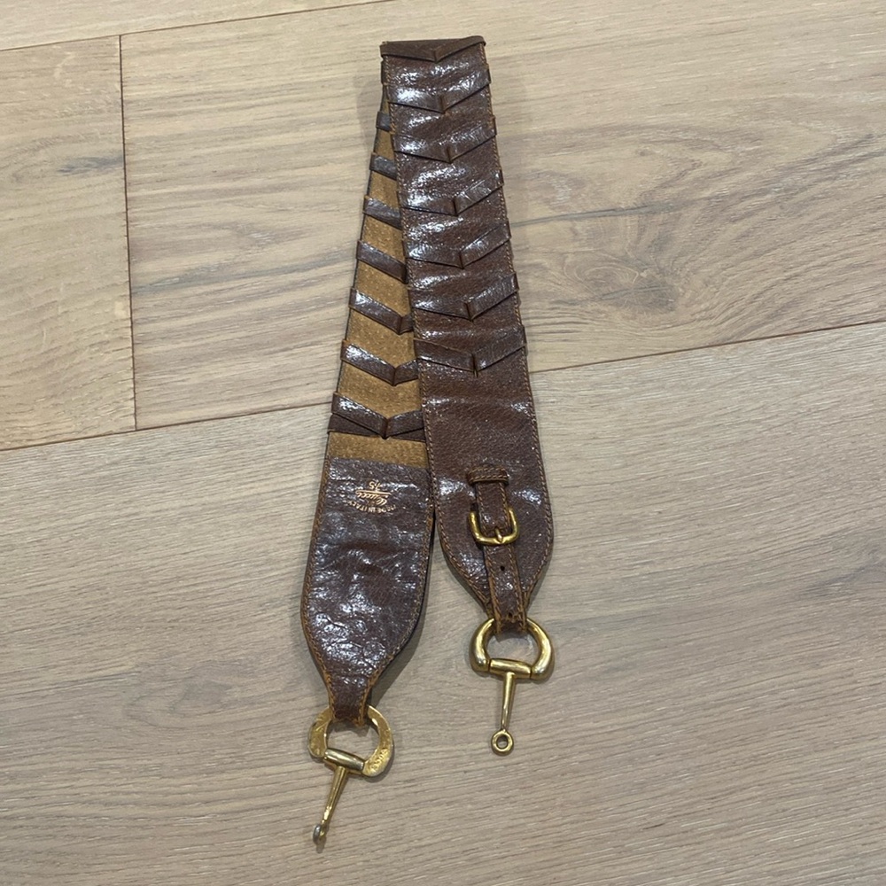 GUCCI vintage leather belt Size XS